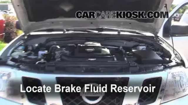 2009 Nissan Frontier LE 4.0L V6 Crew Cab Pickup Brake Fluid Check Fluid Level